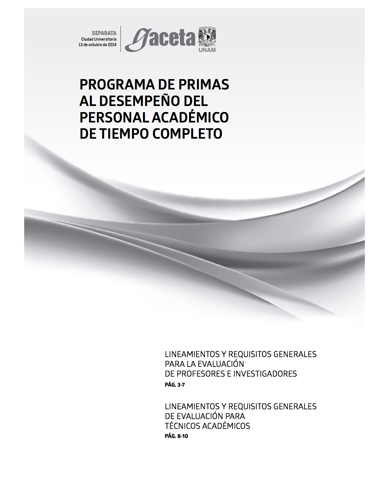 Evaluación del Personal Académico de la UNAM