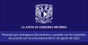 Comunicado Junta de Gobierno UNAM: Personas que entregaron documentos y cumplen con los requisitos de acuerdo con la convocatoria del 21 de agosto de 2023