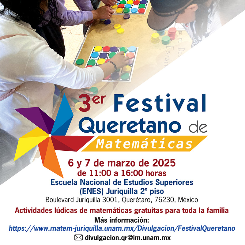3er. Festival Queretano de Matemáticas