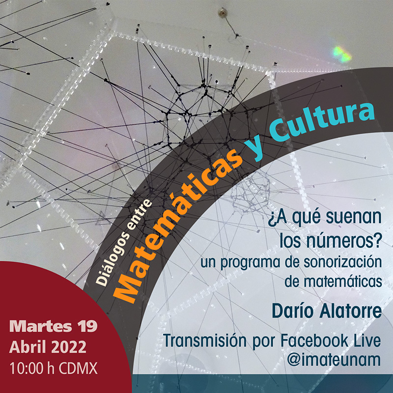 ¿A qué suenan los números?: un programa de sonorización de matemáticas. 19 de abril 2022