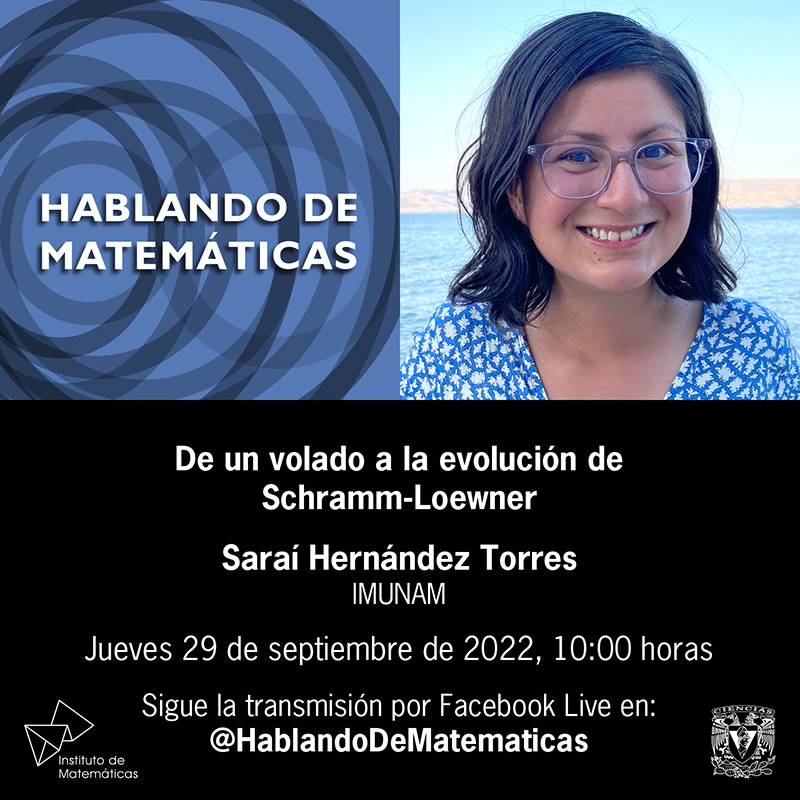 De un volado a la evolución de Schramm-Loewner - Saraí Hernández Torres - 29 septiembre 2022