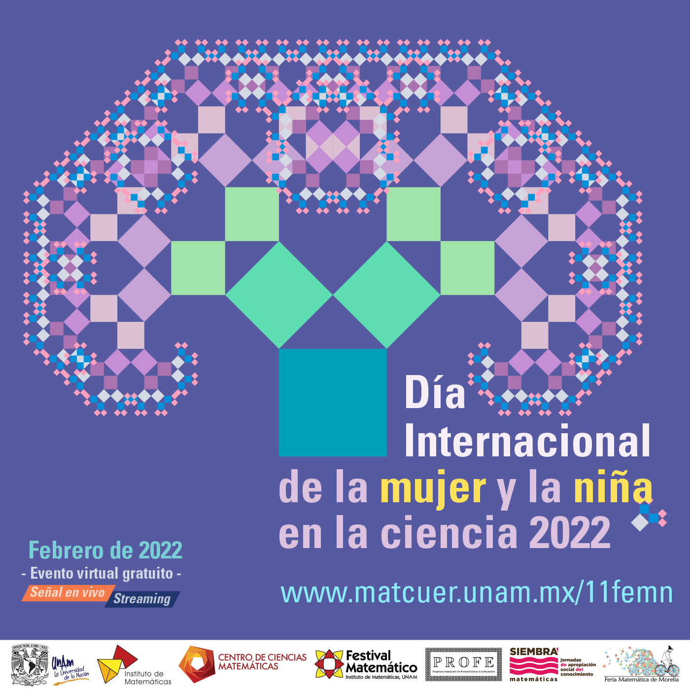 Día internacional de la mujer y la niña en la ciencia - 2 al 23 de febrero 2022
