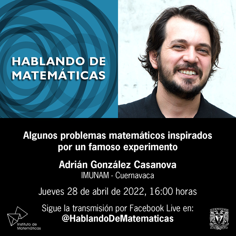 Hablando de Matemáticas - 28 de abril - Adrián González Casanova