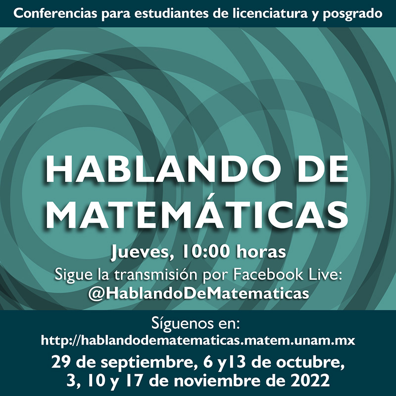 Hablando de matemáticas, IMUNAM