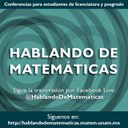 Hablando de matemáticas, IMUNAM