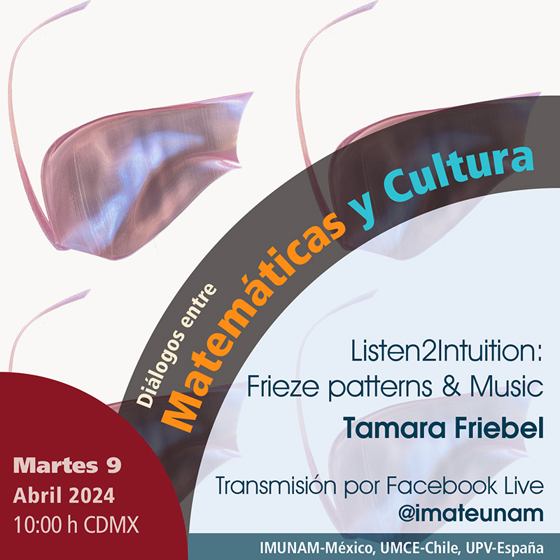 Listen2Intuition: Frieze patterns & music - Tamara Friebel - martes 9 de abril de 2024