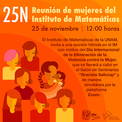 25N Reunión de mujeres del Instituto de Matemáticas 