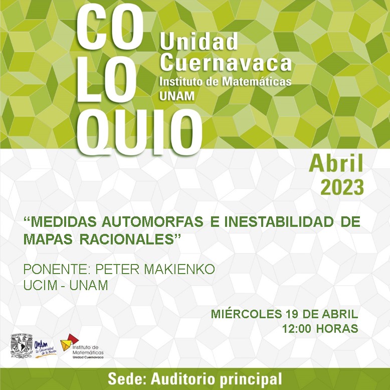 Coloquio Cuernavaca, abril 2023