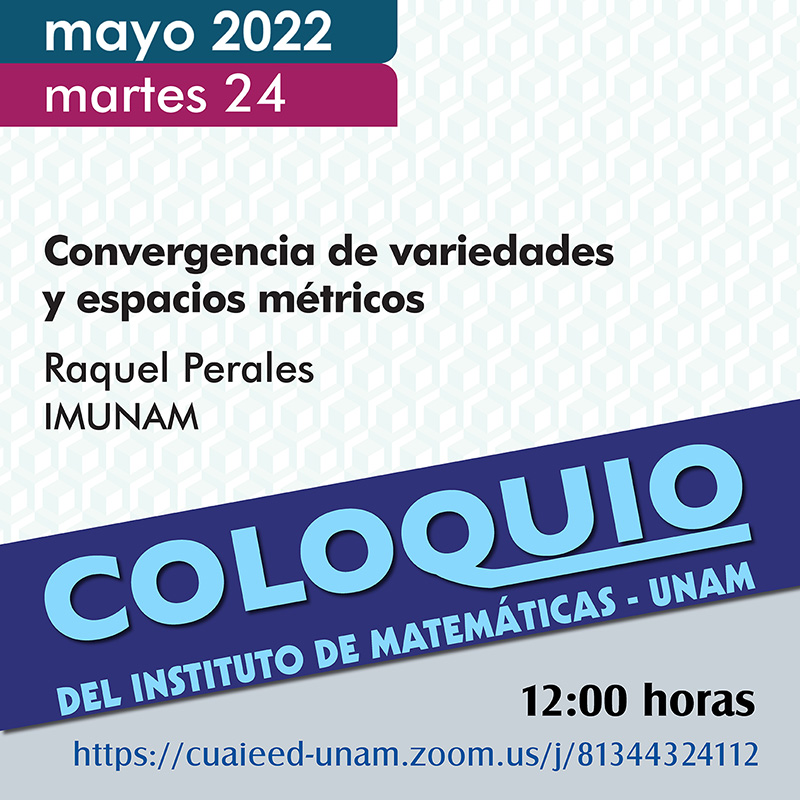 Coloquio del IMUNAM - C.U. 