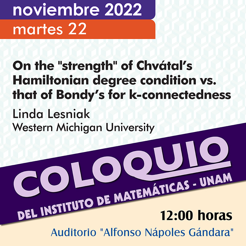 Coloquio del IMUNAM - C.U.