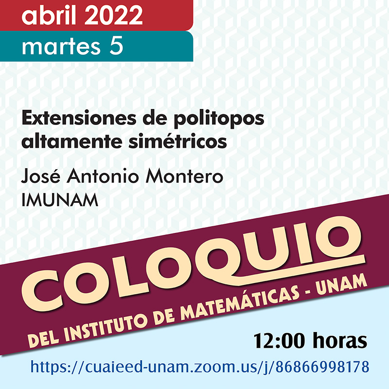 Coloquio del IMUNAM - C.U.