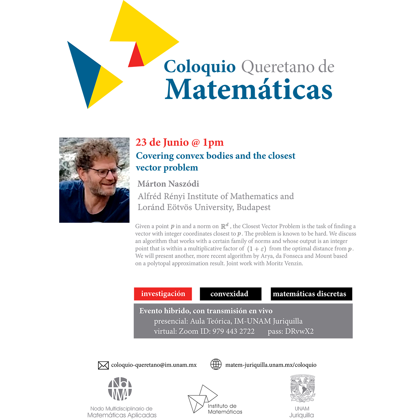 Coloquio Queretano de Matemáticas 