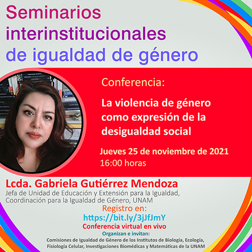 Conferencia CInIG: La violencia de género como expresión de la desigualdad social