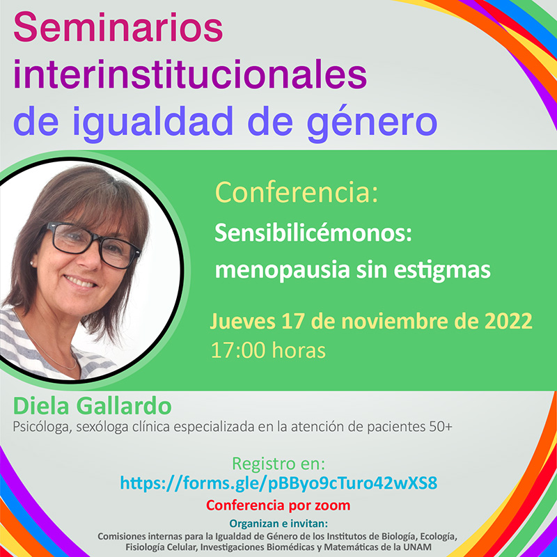 Conferencia CInIG: Sensibilicémonos: menopausia sin estigma
