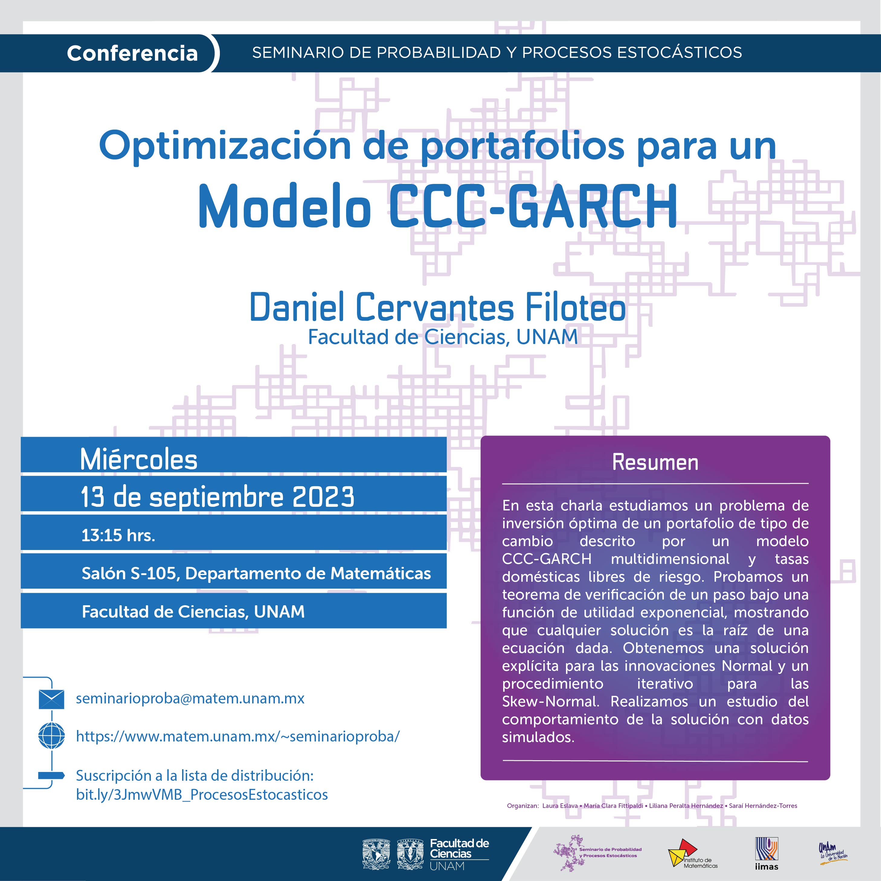 Seminario de Probabilidad y Procesos Estocásticos