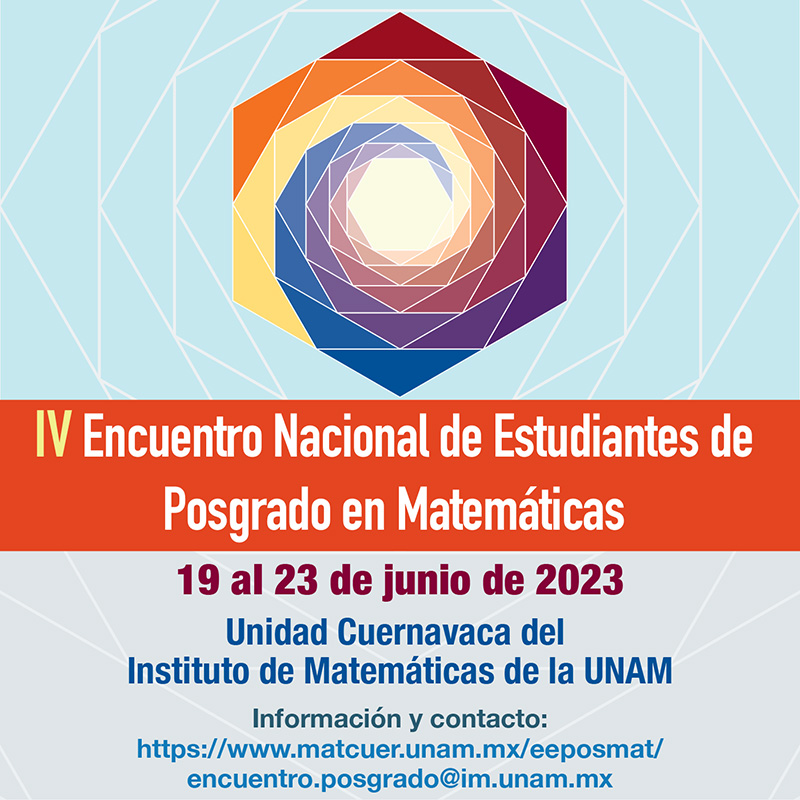 Cuarto Encuentro Nacional de Estudiantes de Posgrados en Matemáticas