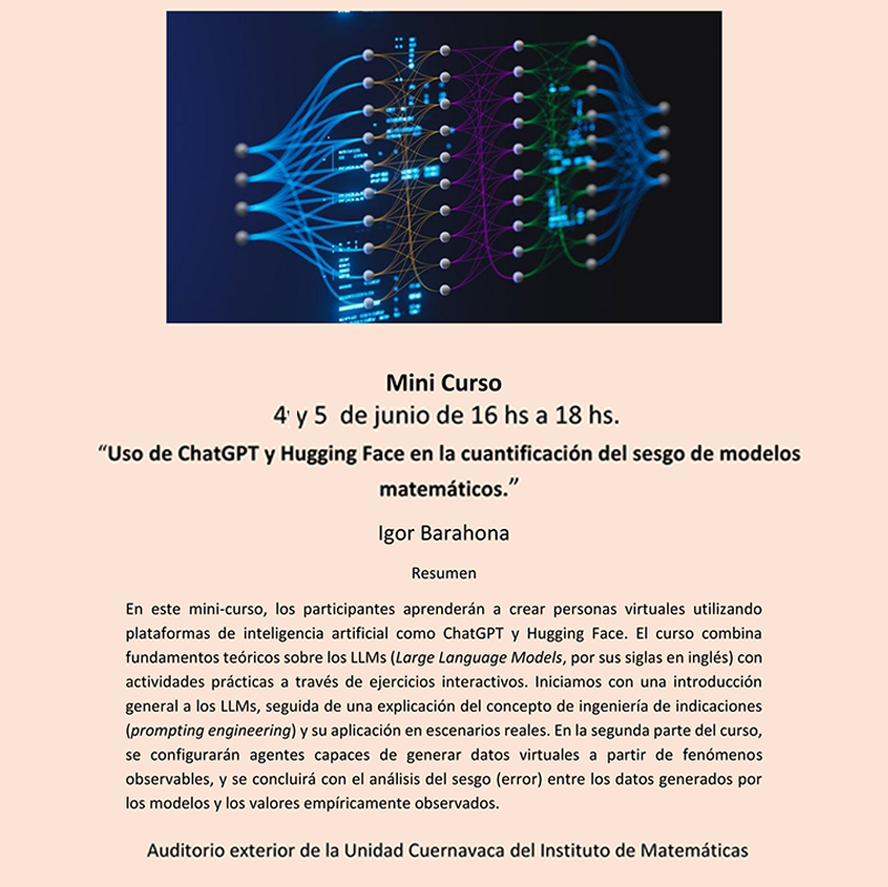 Curso híbrido: Uso de ChatGPT y Hugging Face en la cuantificación del sesgo de modelos matemáticos