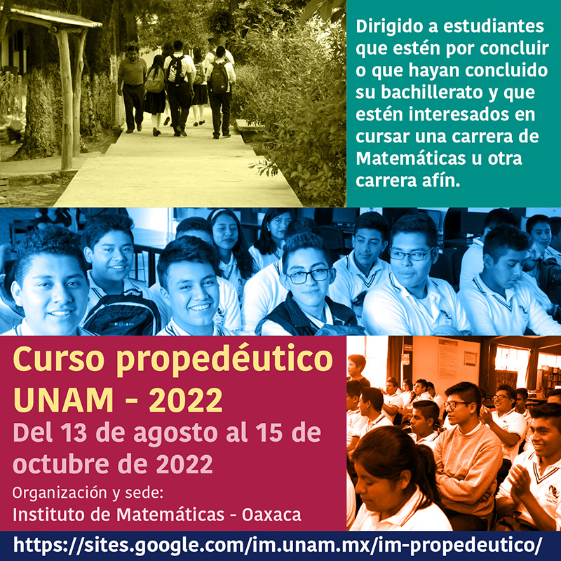 Curso propedéutico UNAM - 2022