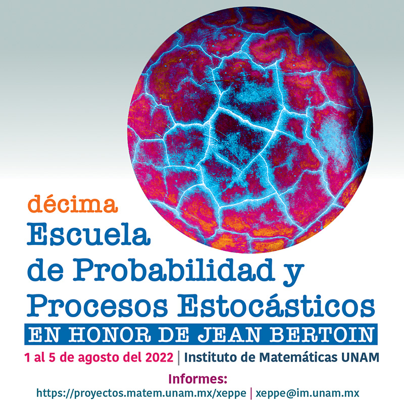 Décima Escuela de Probabilidad y Procesos Estocásticos