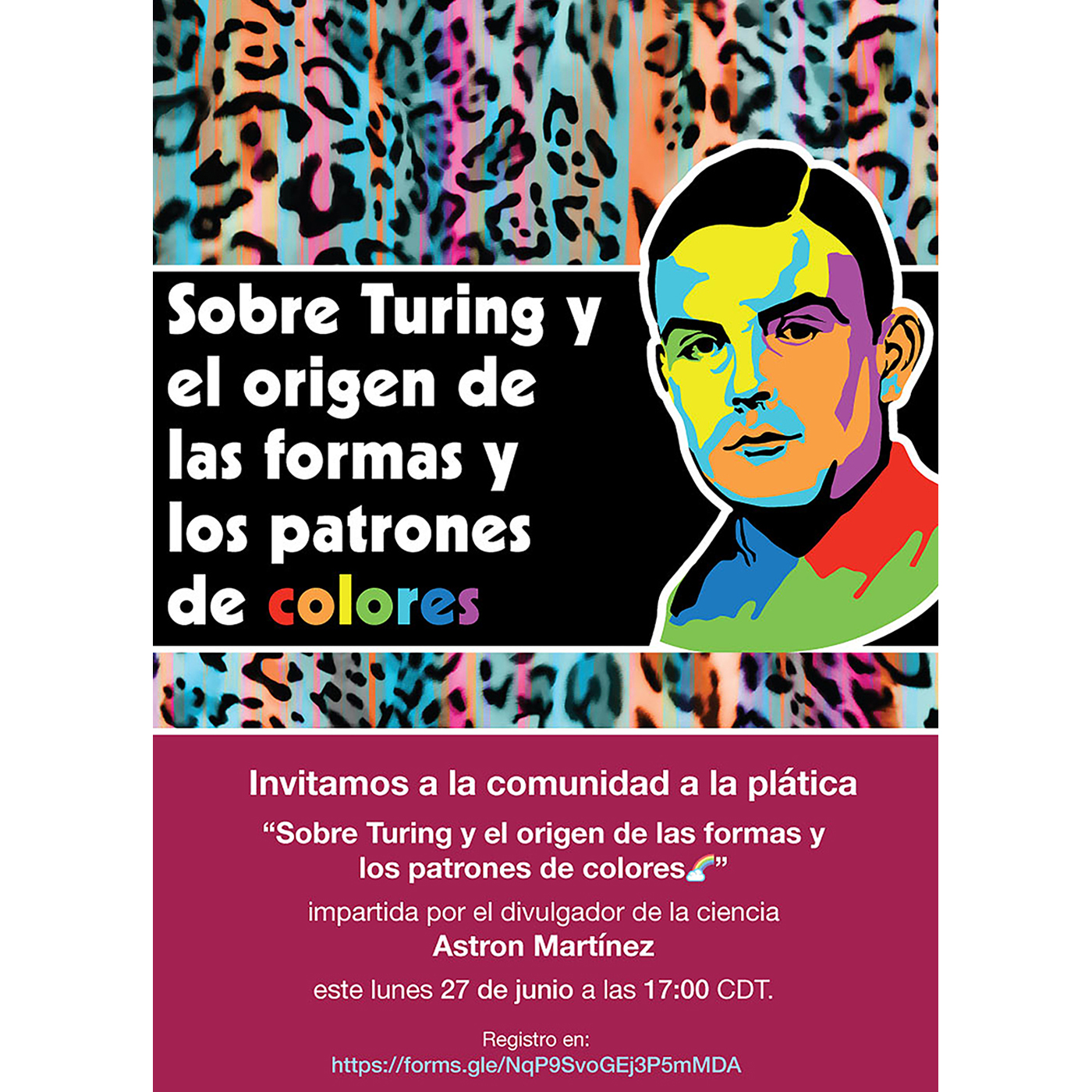 Sobre Turing y el origen de las formas y los patrones de colores