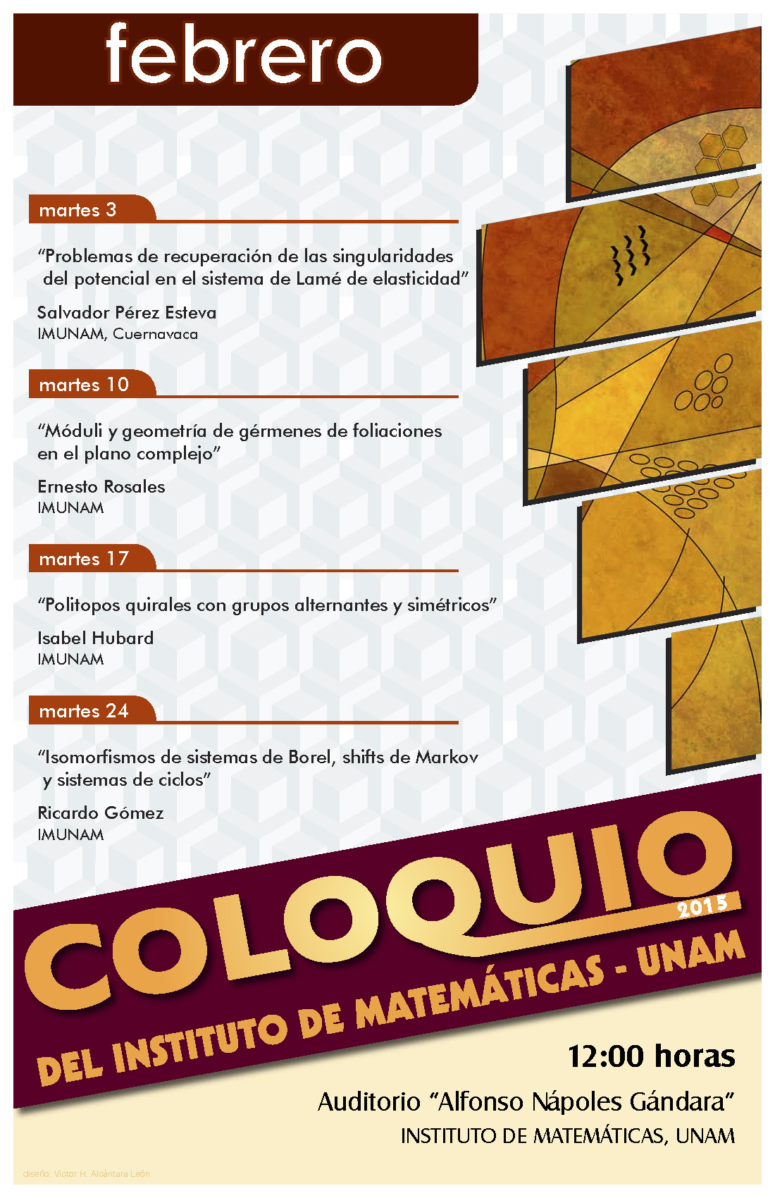 Febrero: Sesiones para Coloquio