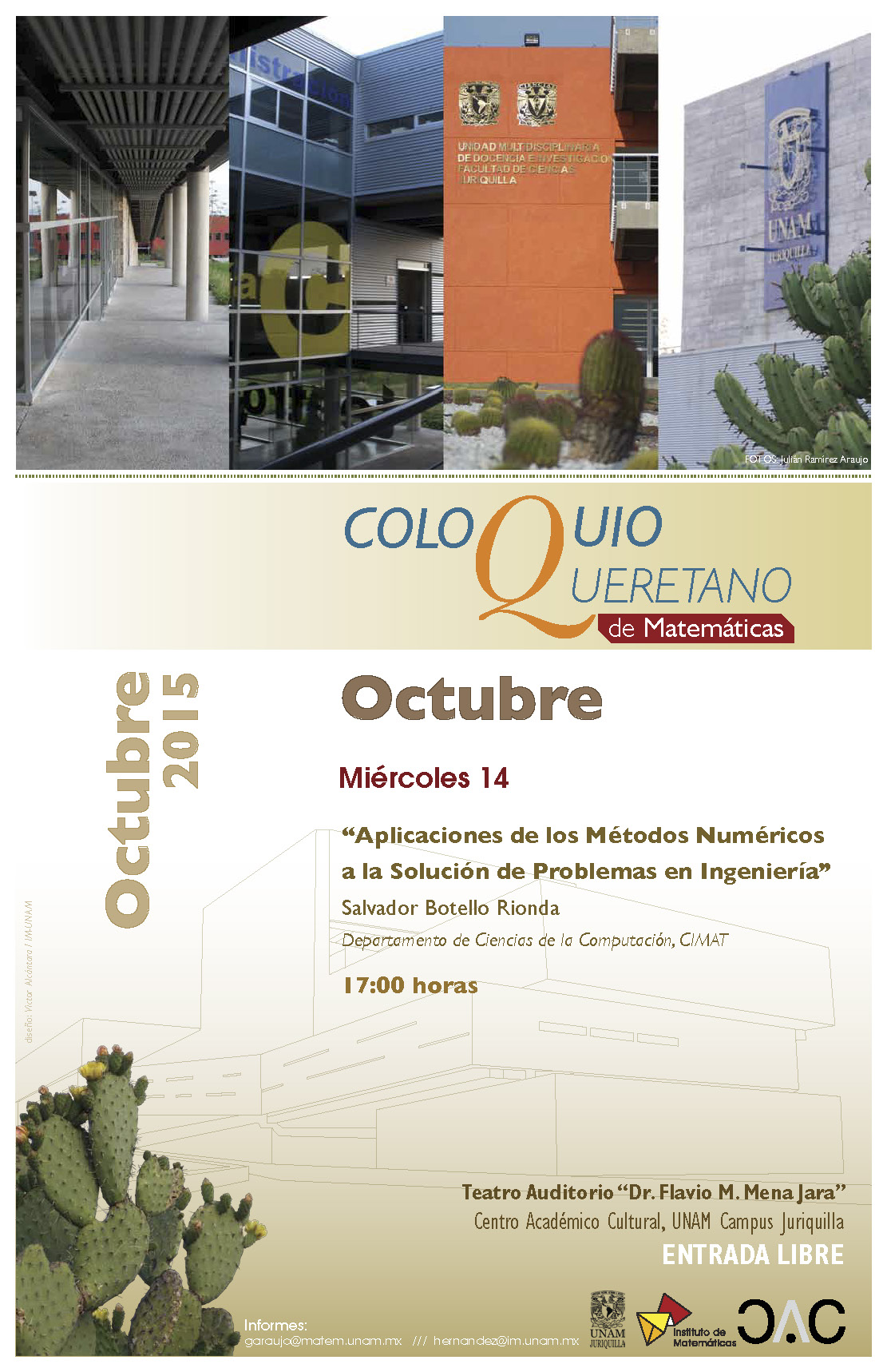 Octubre: Coloquio Queretano