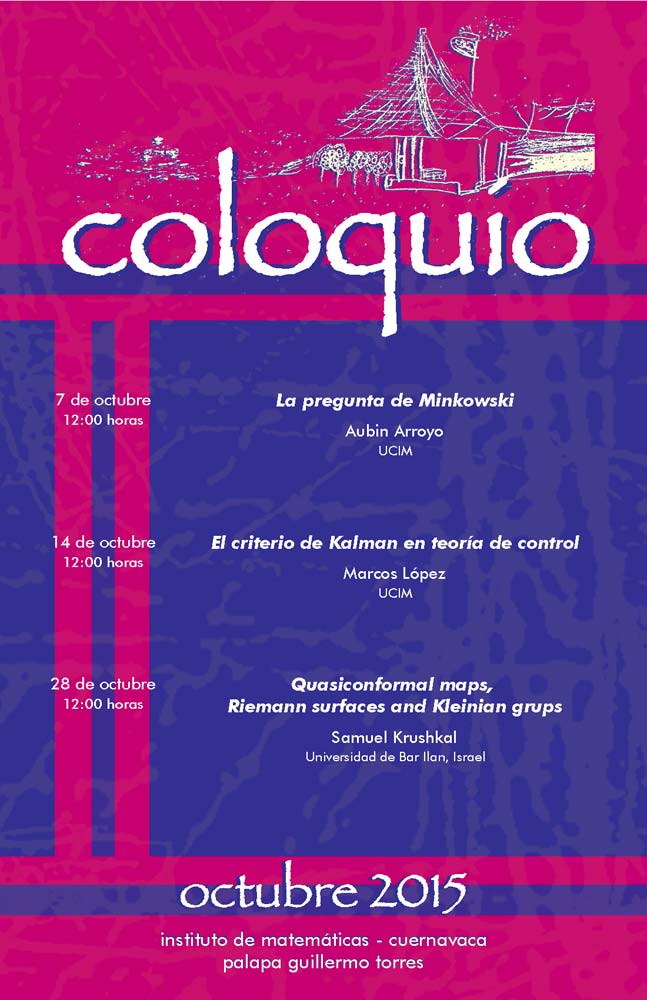 Octubre: Sesiones para Coloquio de la Unidad Cuernavaca