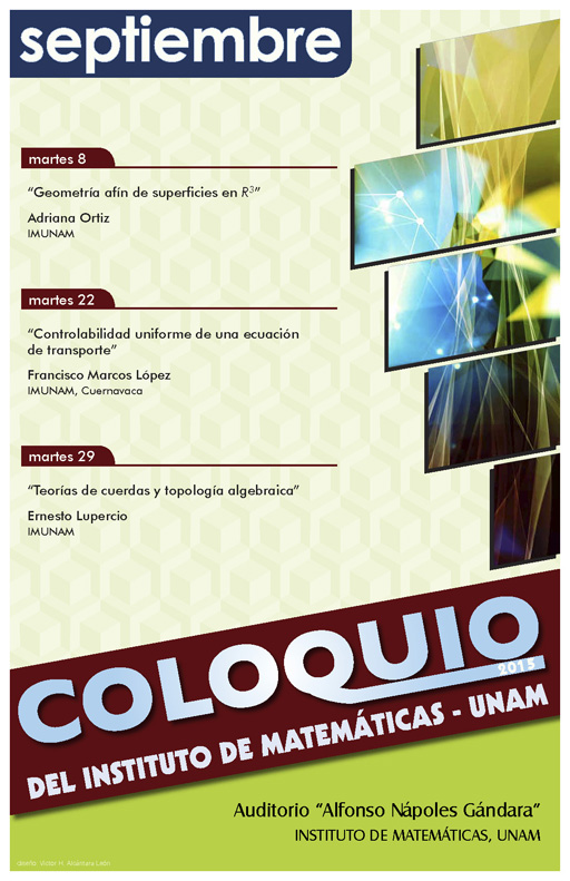 Septiembre: Sesiones para Coloquio