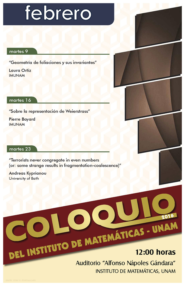 Febrero: Sesiones para Coloquio