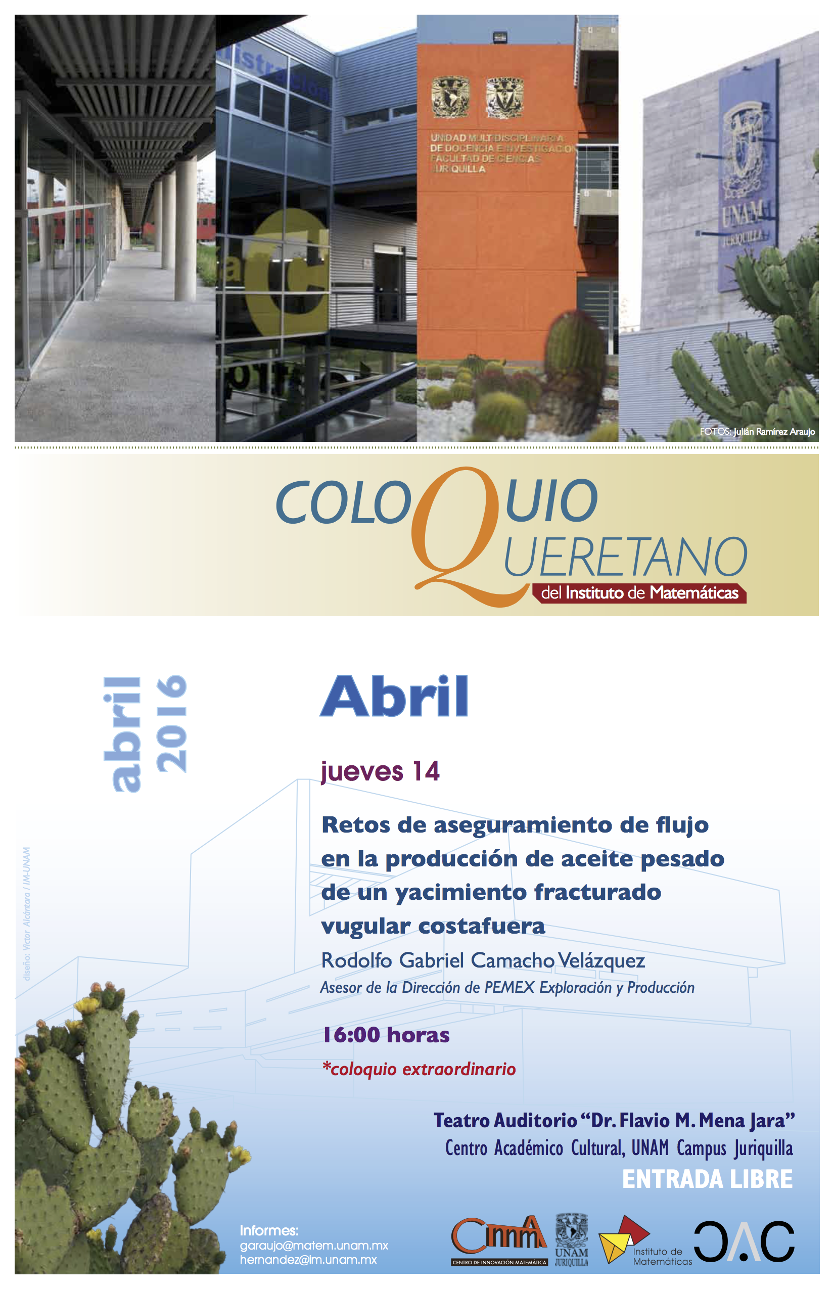 Abril: Coloquio Queretano Extraordinario