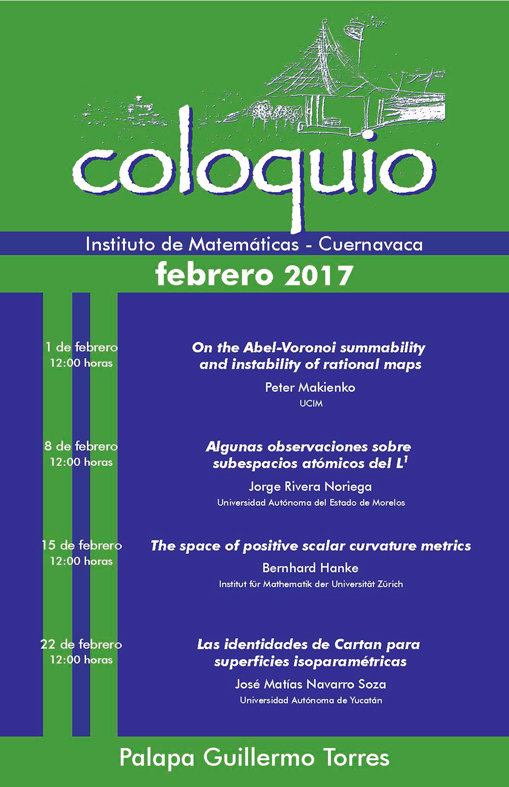 Febrero: Sesiones para Coloquio de la Unidad Cuernavaca 