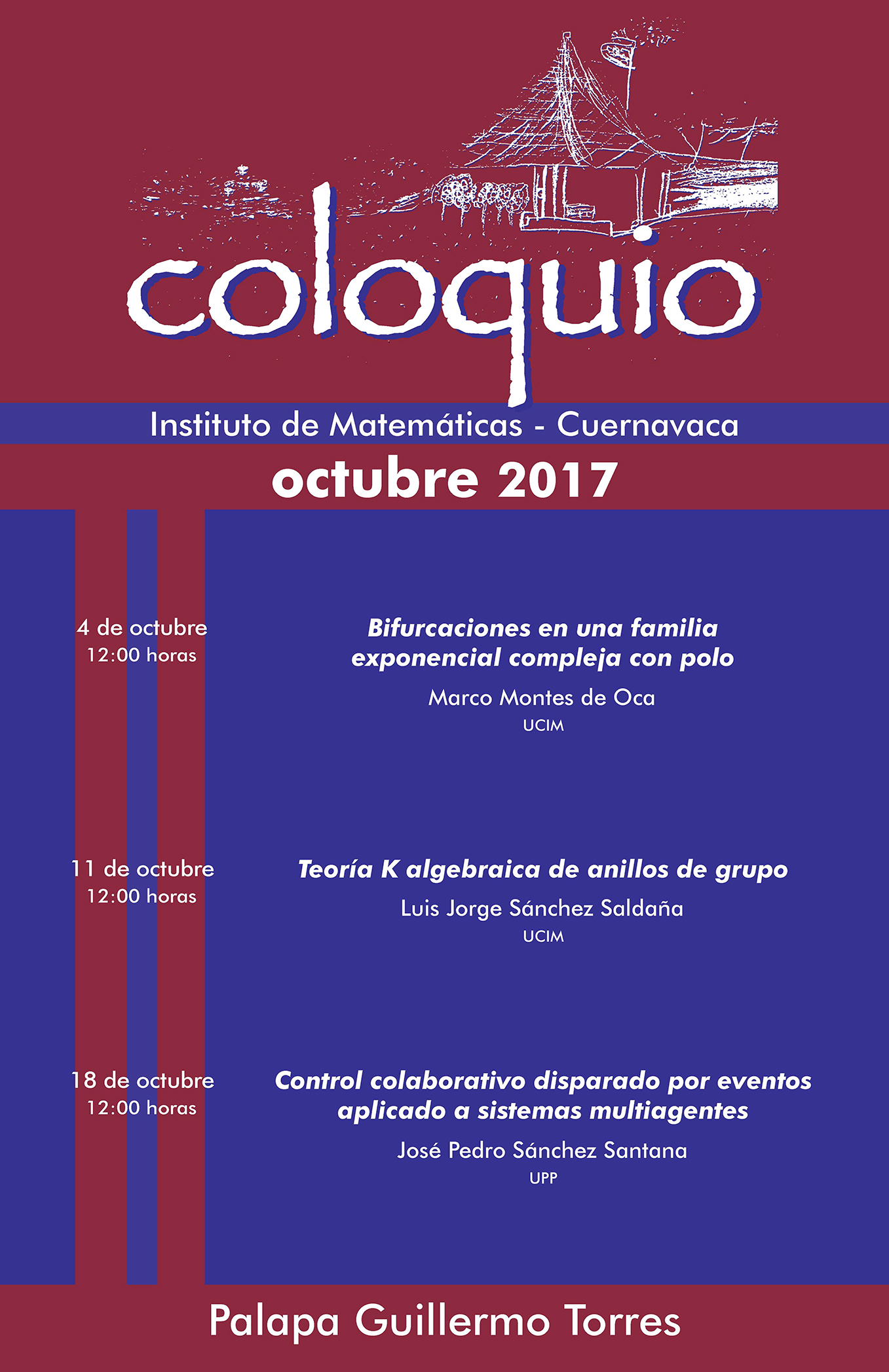 Octubre: Sesiones para Coloquio de la Unidad Cuernavaca