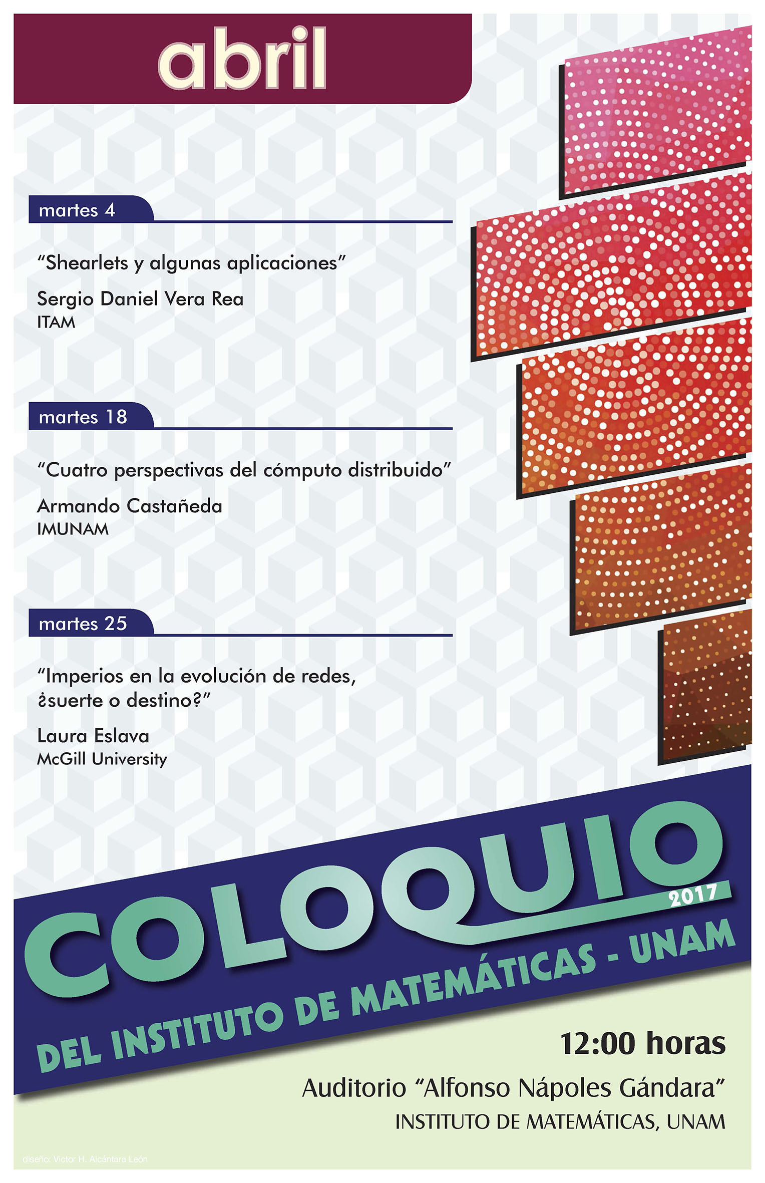 Abril: Sesiones para Coloquio