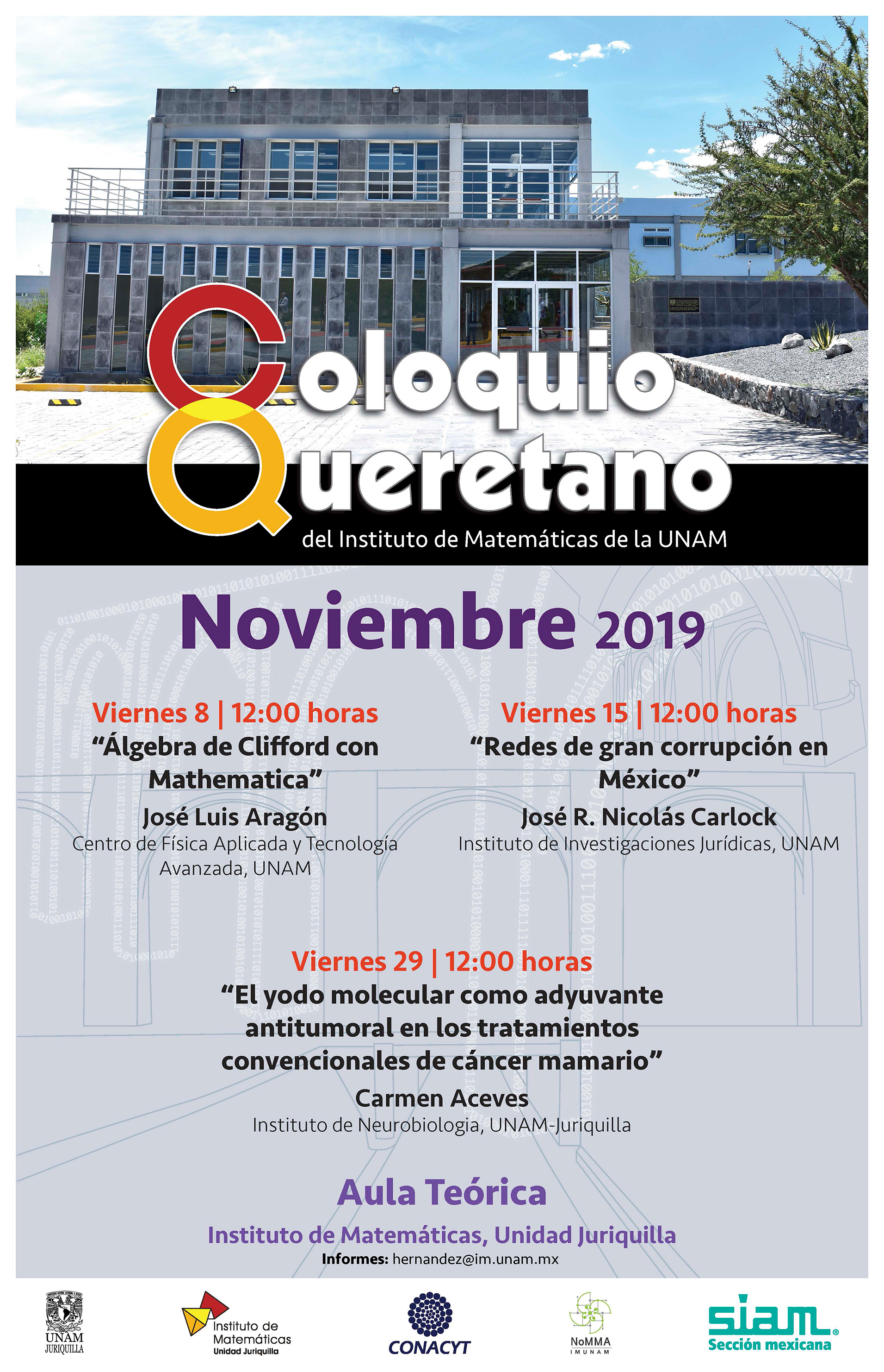 Coloquio Queretano del IMUNAM - Juriquilla