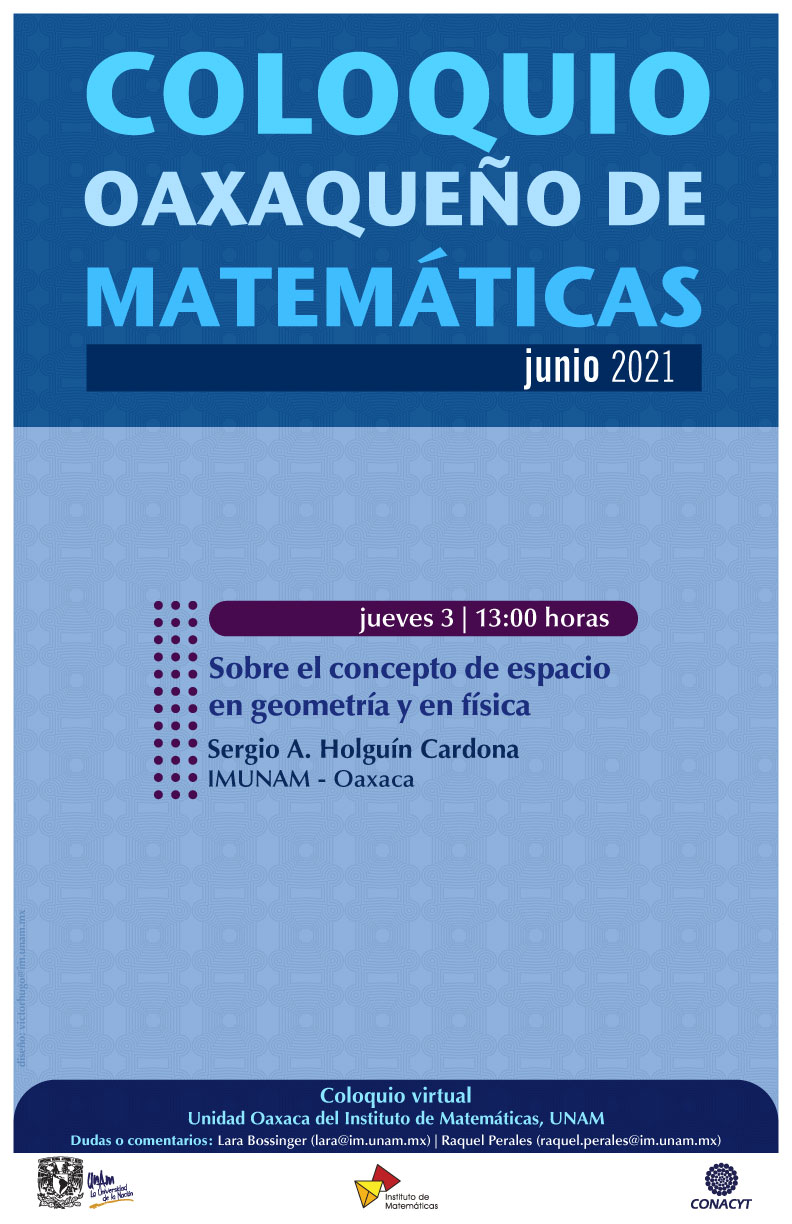 Coloquio Oaxaqueño de Matemáticas, junio 2021 
