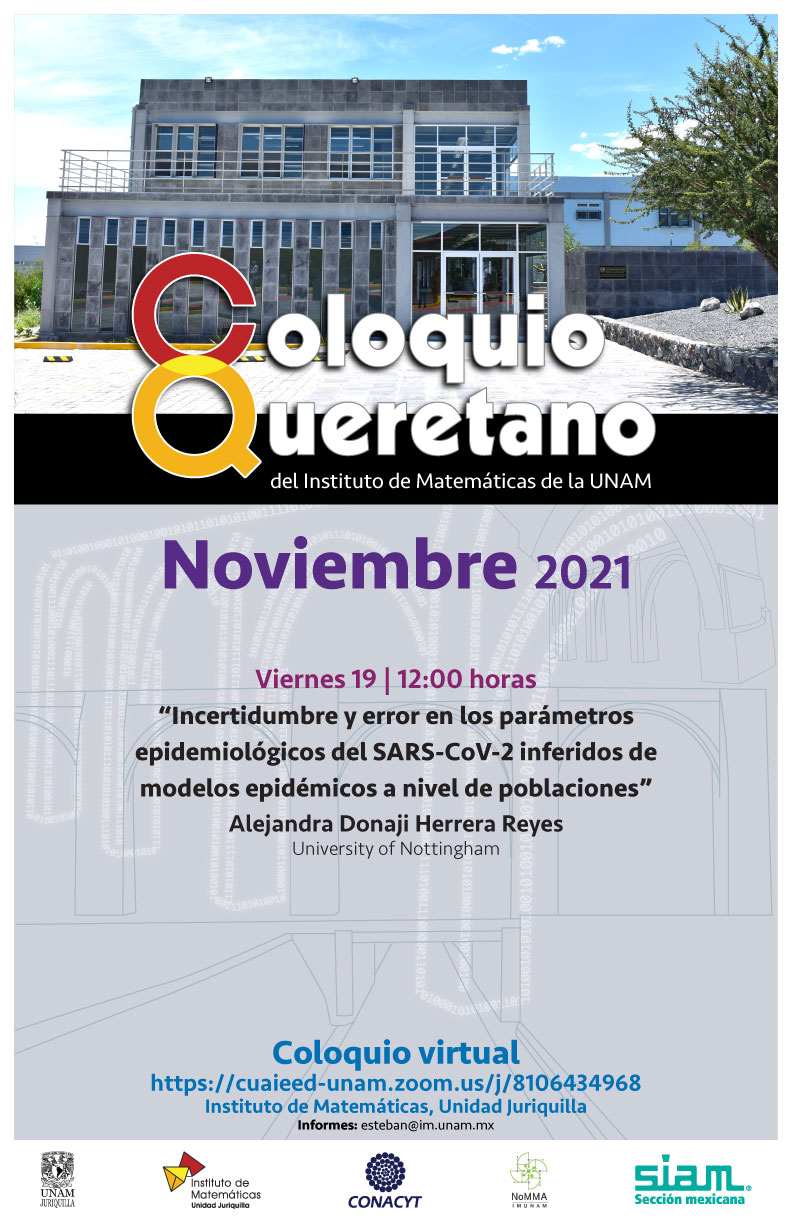 Coloquio Queretano del IMUNAM - Juriquilla, noviembre 2021