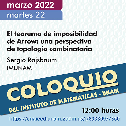 Coloquio del IMUNAM - C.U.