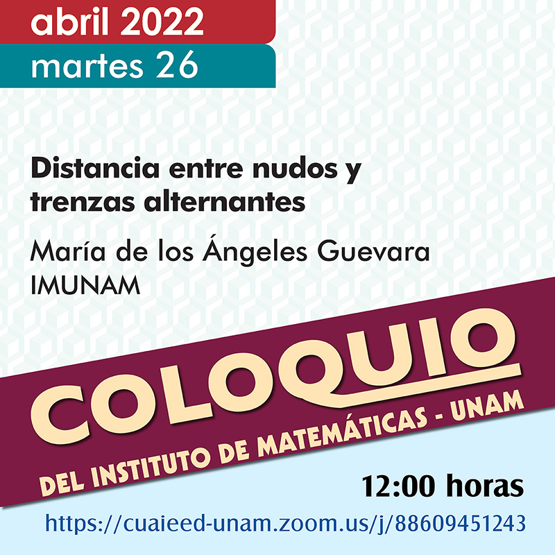 Coloquio del IMUNAM - C.U.