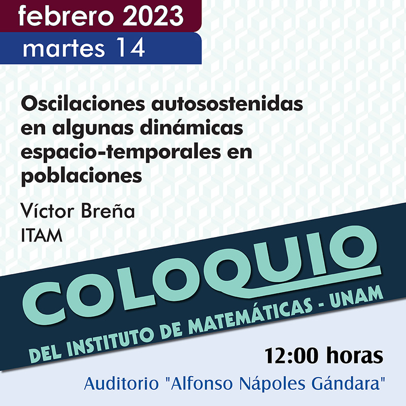 Coloquio del IMUNAM - C. U.