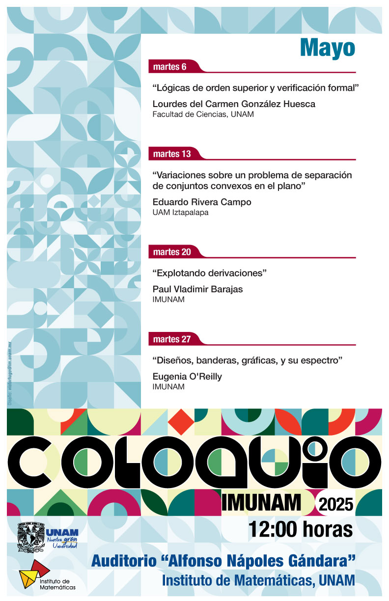 Coloquio del IMUNAM - C. U. mayo 2025