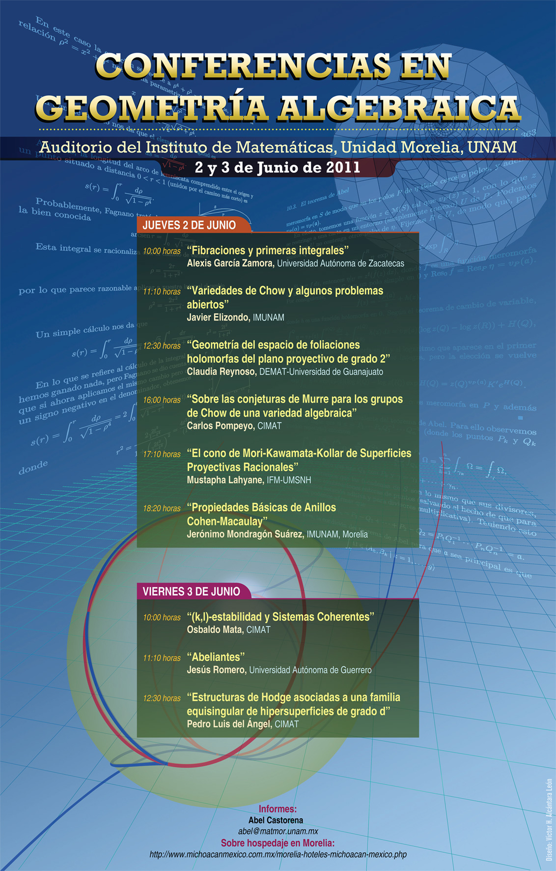 Conferencias en Geometría Algebraica