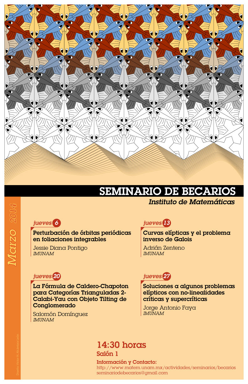 Marzo: Sesiones del Seminario de Becarios