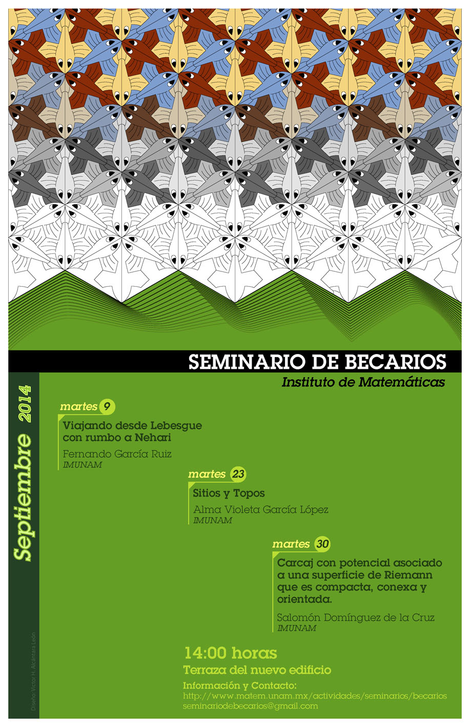 Septiembre: Sesiones del Seminario de Becarios