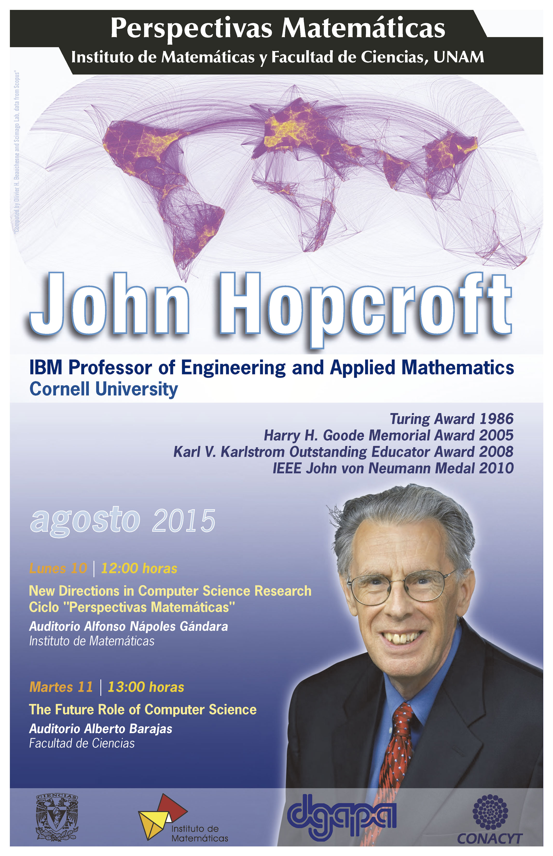 Perspectivas Matemáticas: Agosto, John Hopcroft