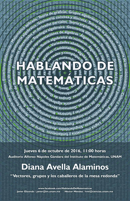 HABLANDO DE MATEMÁTICAS: Diana Avella Alaminos, Facultad de Ciencias, UNAM