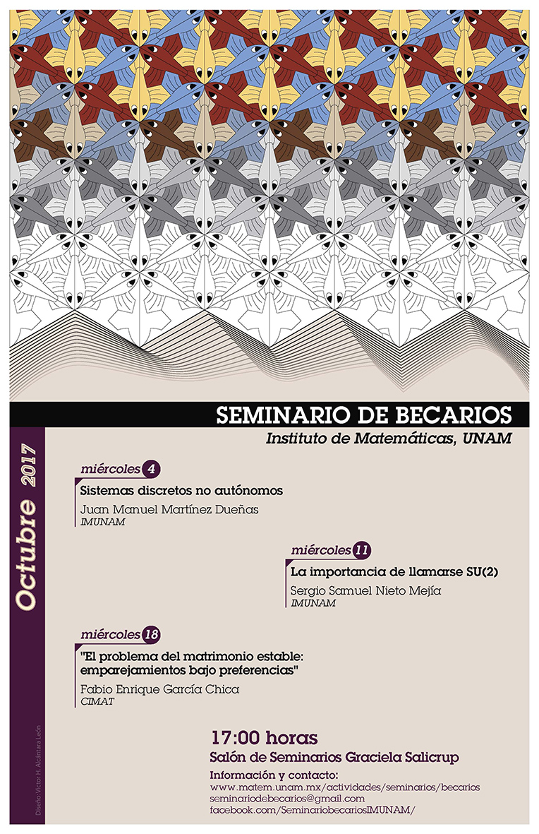 Octubre: Sesiones para Seminario de Becarios