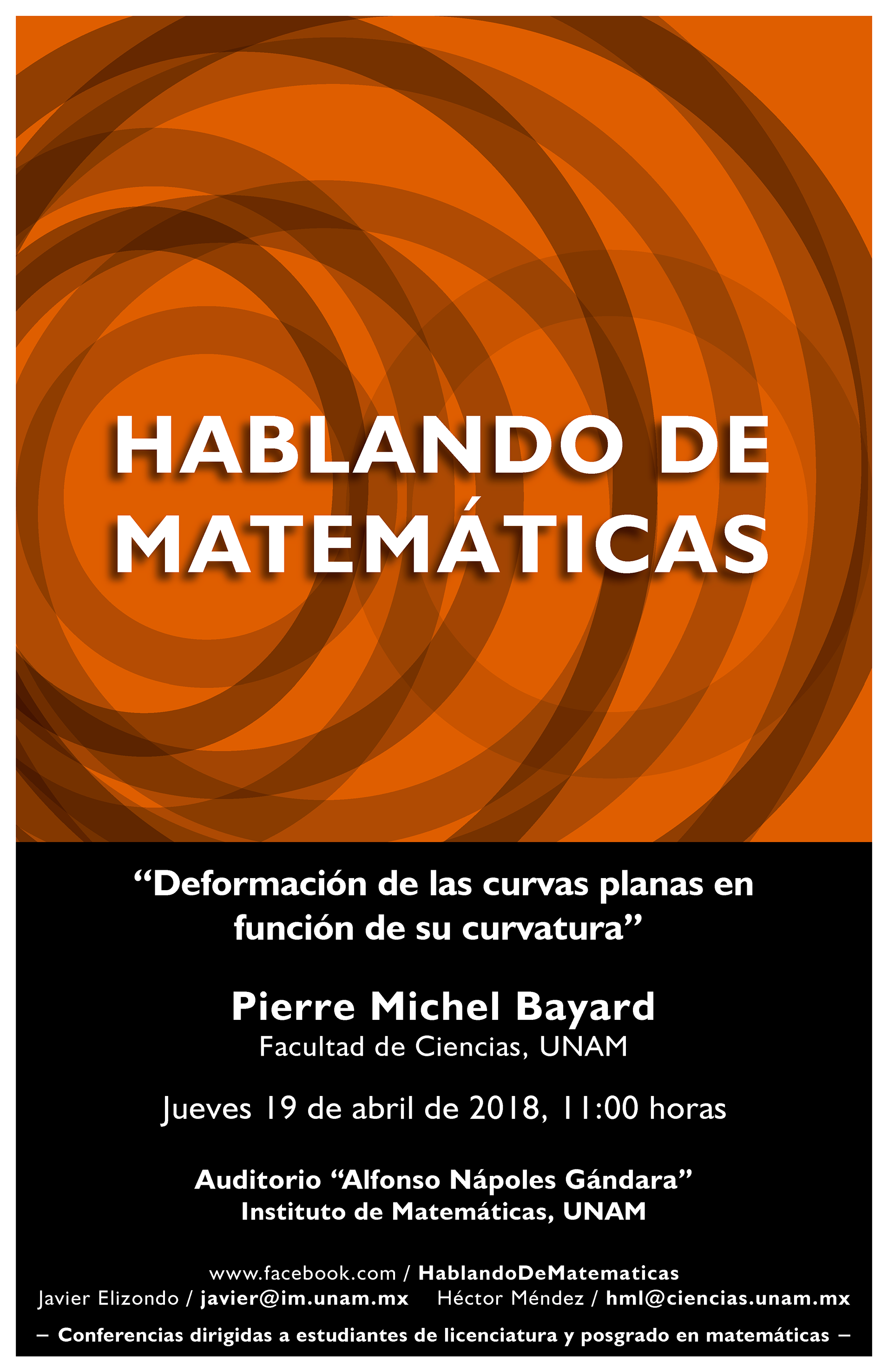 Hablando de Matemáticas: Pierre Michel Bayard, Facultad de Ciencias, UNAM