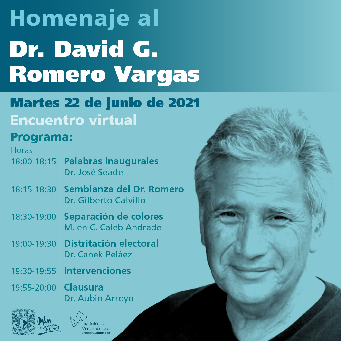 Homenaje al Dr. David G. Romero Vargas