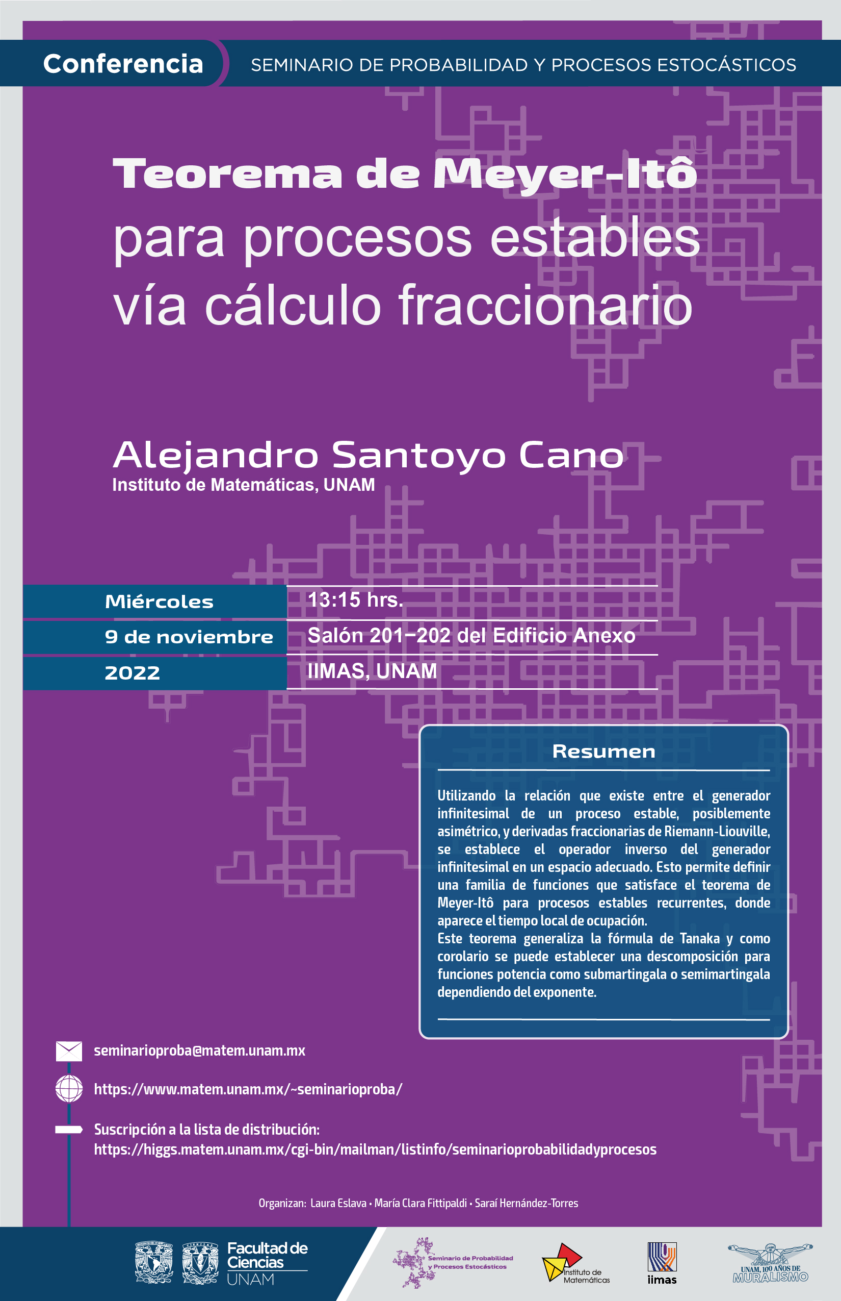 Seminario de Probabilidad y Procesos Estocásticos 