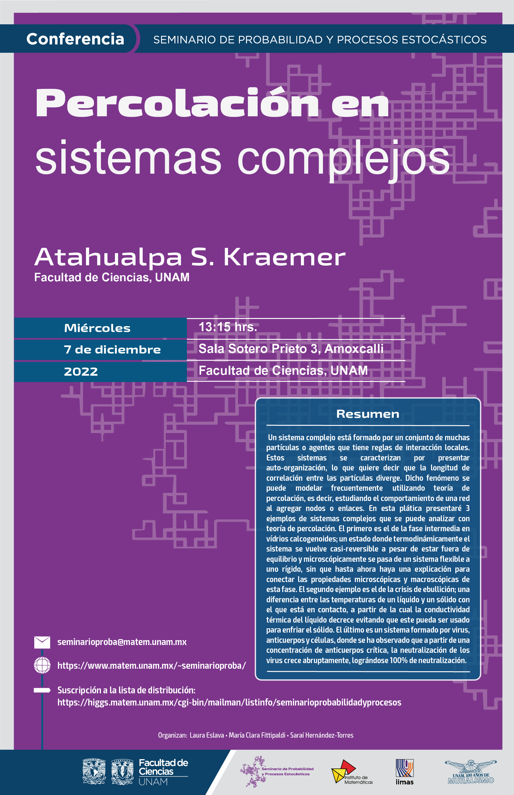 Seminario de Probabilidad y Procesos Estocásticos 